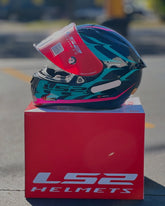 CAPACETE LS2 ARROW FLAMES VERDE